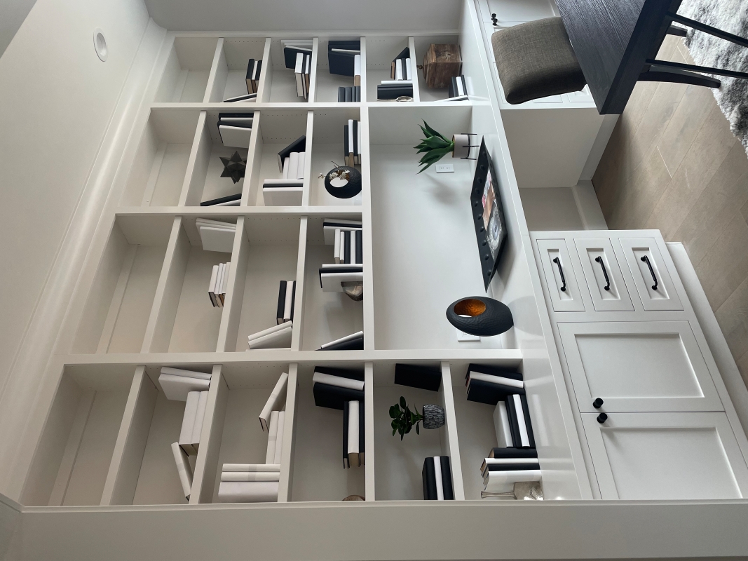 Custom Built-in Bookshelf